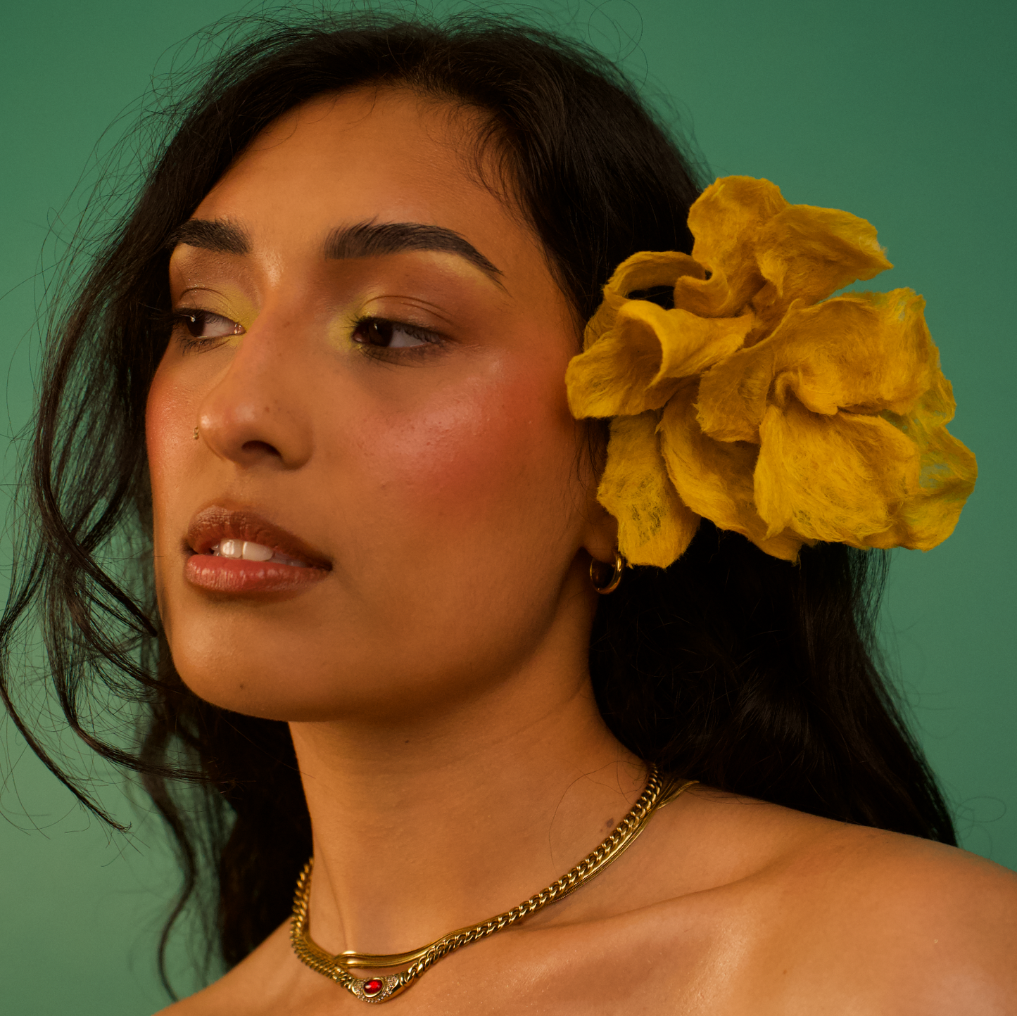 Bespoke Handmade Flower Hair Clip : Custom Flower Hair Accessory